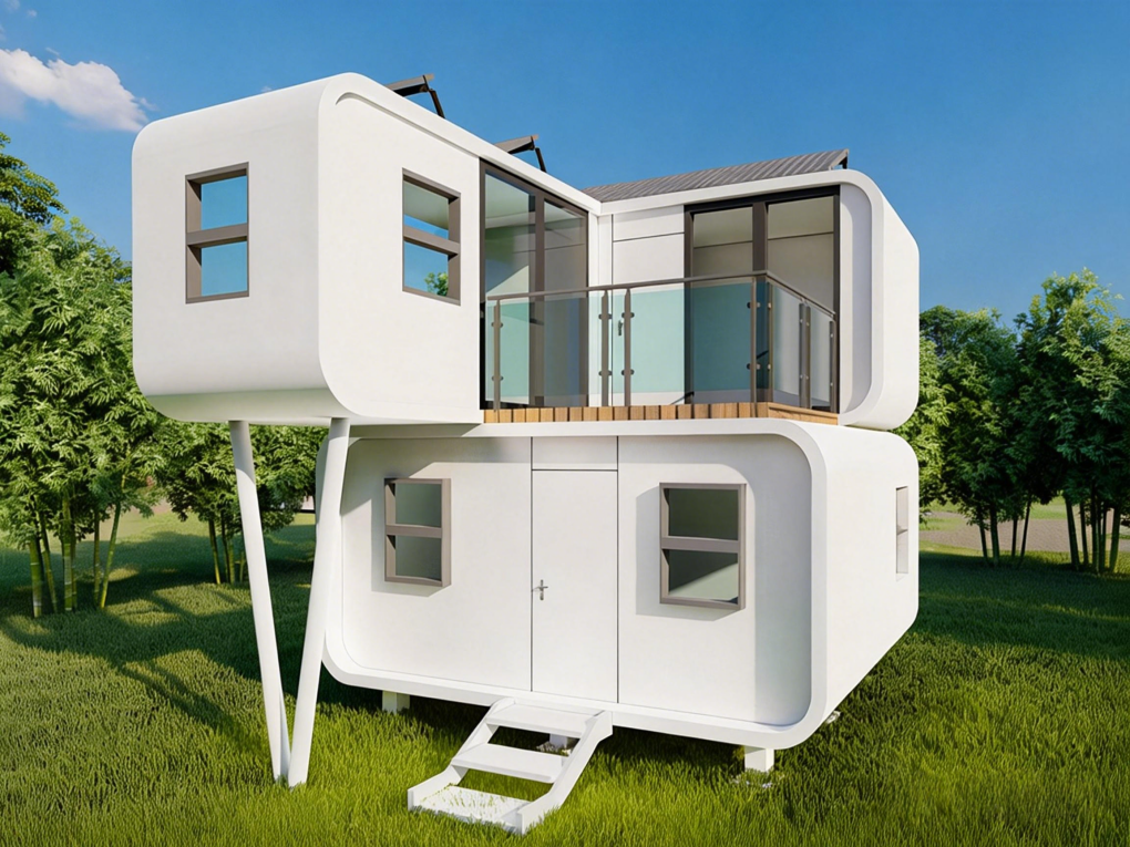 LodgePod Series L2 Apple-Shaped Accommodation Pod for Resort Scenic Area and Camping Site