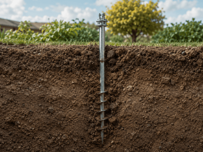 GA-250 Modular Helical Ground Anchor – 3.33m Length